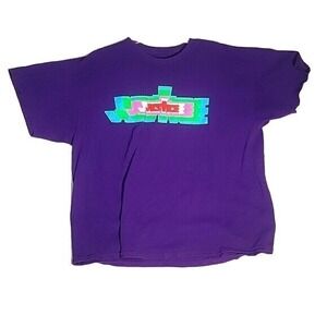 Justin Bieber Justice Tour Purple T-shirt‎ Oversized XXL Concert Music band pop